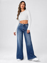 Kotty Women Flared High-Rise Stretchable Jeans