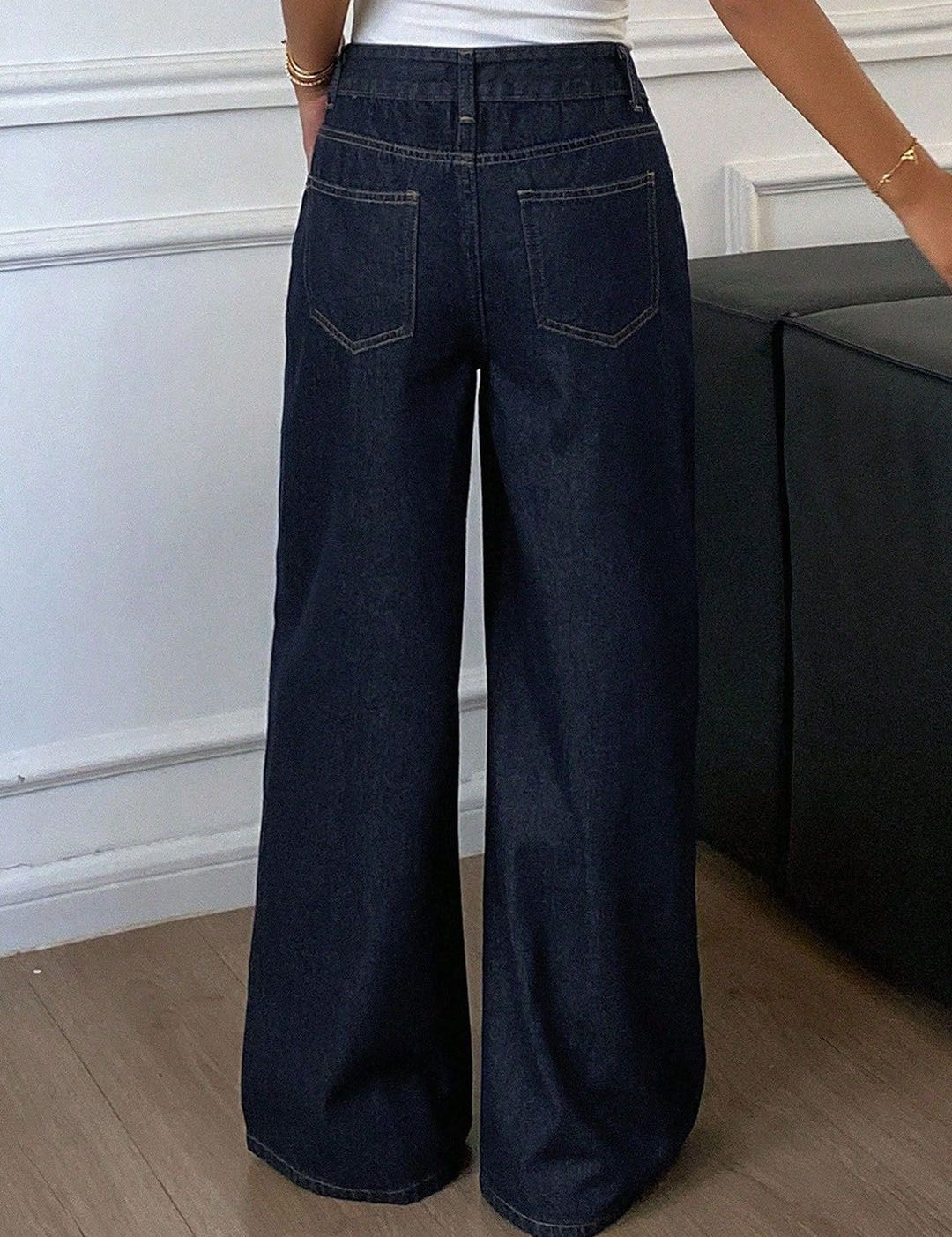 Kotty Women Wide Leg High-Rise Stretchable Jeans