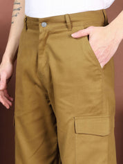 Kotty Men Relaxed Easy Wash Cargos Trousers