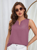 Kotty Women V-Neck Sleeveless Regular Top