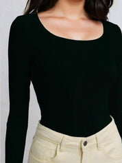 Kotty Scoop Neck Long Sleeves Thermal T-shirt With Trousers