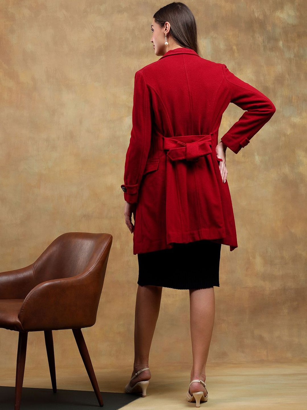 Kotty Spread Collar Longline Overcoat