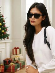 Kotty Women Solid Round Neck Full Sleeve Sweatshirt