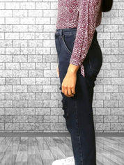 Kotty Women Regular Fit High-Rise Highly Distressed Stretchable Jeans