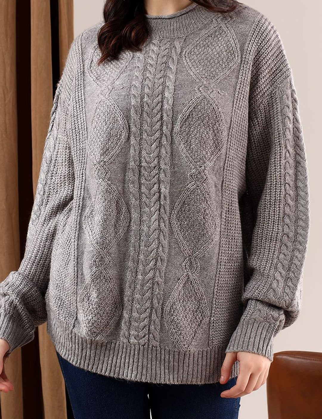 Kotty Women Cable Knit Pullover