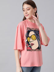 Kotty Graphic Printed Oversized T-shirt