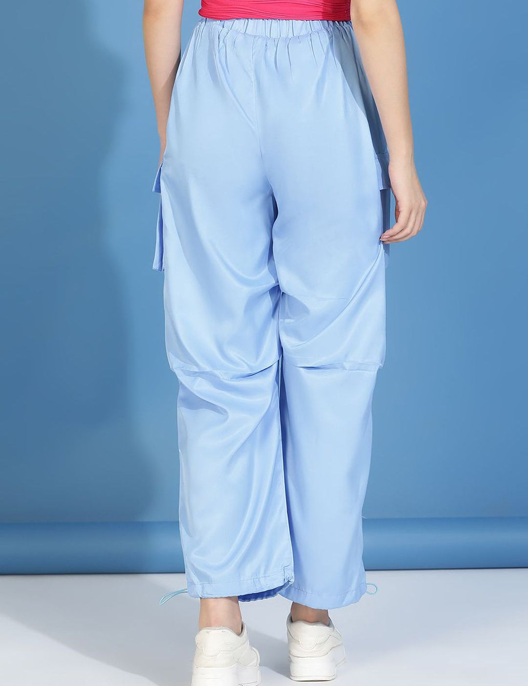 Kotty Women Regular Fit High Waist Cargos