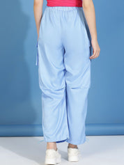 Kotty Women Regular Fit High Waist Cargos