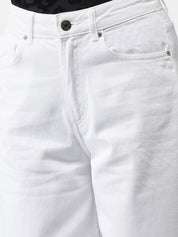 Kotty Women White Flared High-Rise Clean Look Jeans