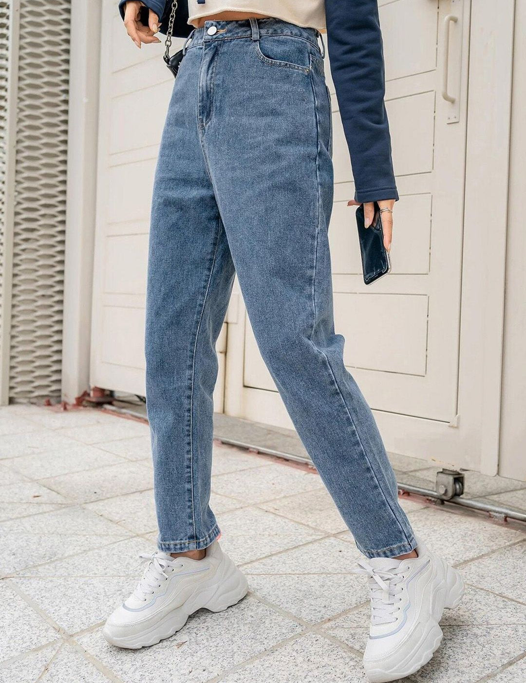 Kotty Women Jean Regular Fit High-Rise Heavy Fade Jeans