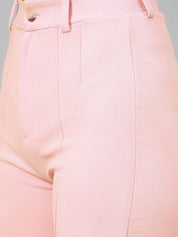 Kotty Women Pack Of 2 Relaxed Straight Leg Fit High-Rise Easy Wash Trousers