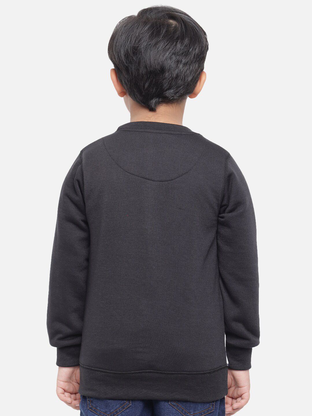 Kotty Boys Black Colourblocked Sweatshirt