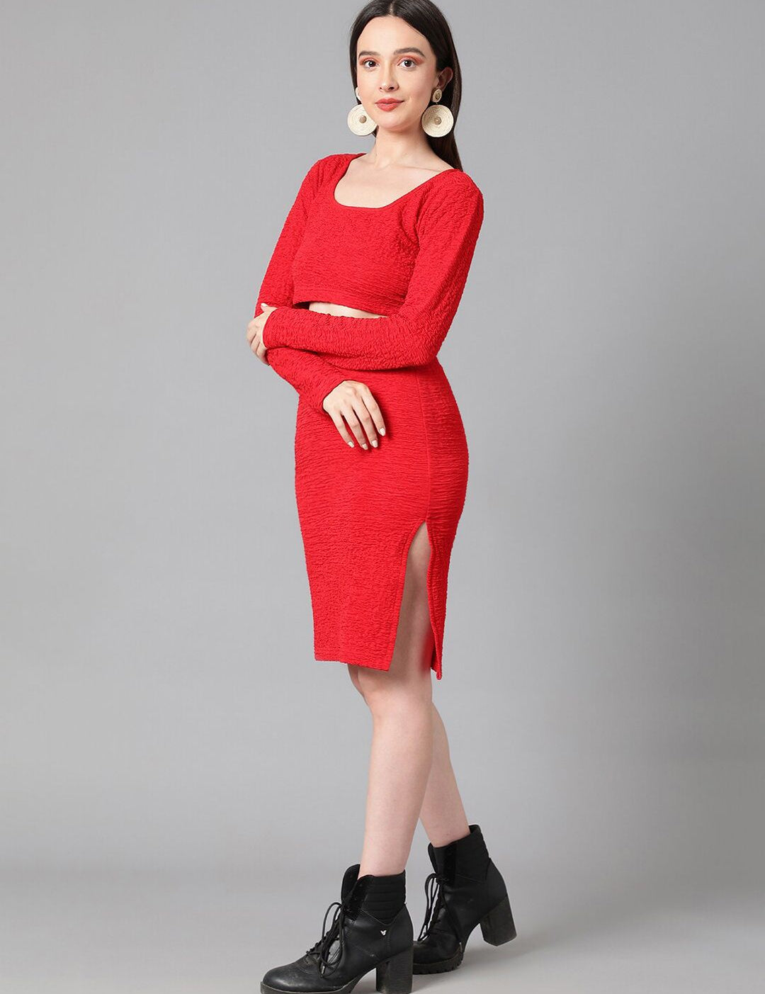 Kotty Self Design Top & Skirt Co-Ords