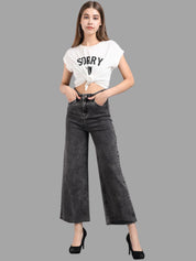 Kotty Women Pack Of 2 Cotton Jean Flared High-Rise Stretchable Jeans