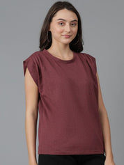 Kotty Round Neck Extended Sleeves T-shirt
