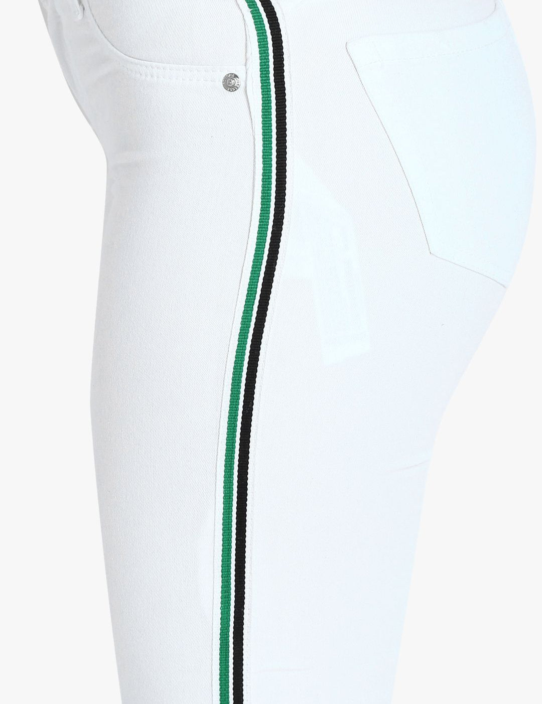 Kotty Women White Skinny Fit High-Rise Clean Look Stretchable Jeans