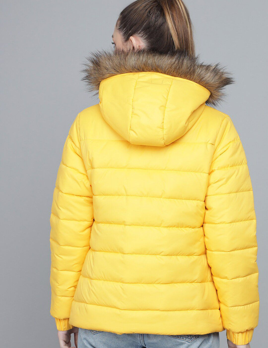 Kotty Women Yellow Lightweight Padded Jacket