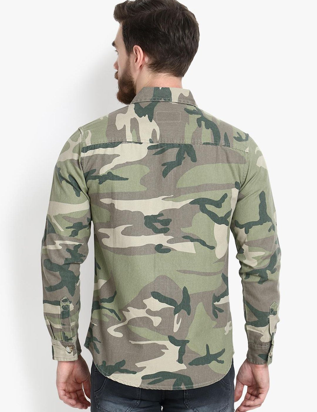 Kotty Men Opaque Printed Casual Shirt