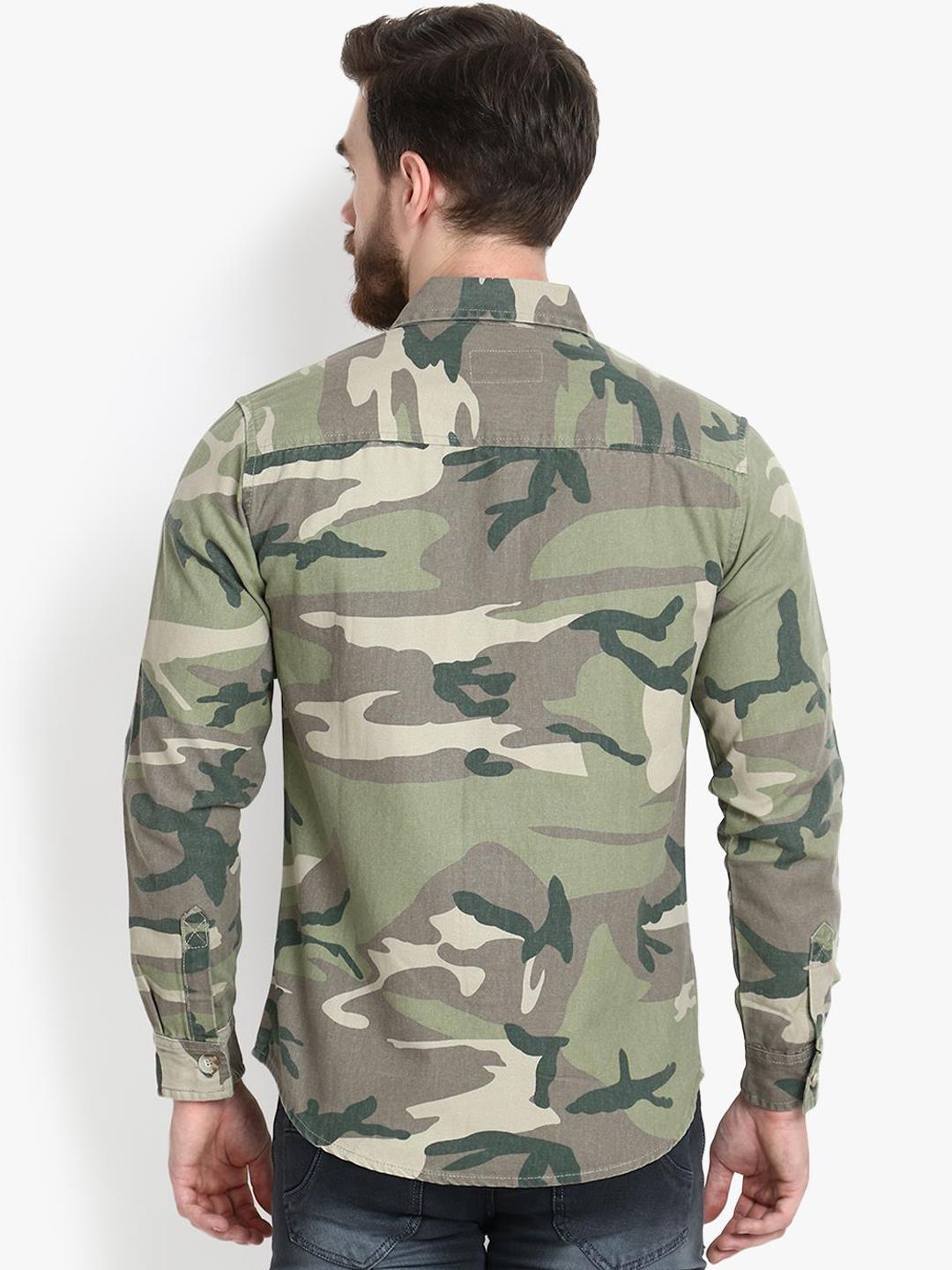 Kotty Men Opaque Printed Casual Shirt