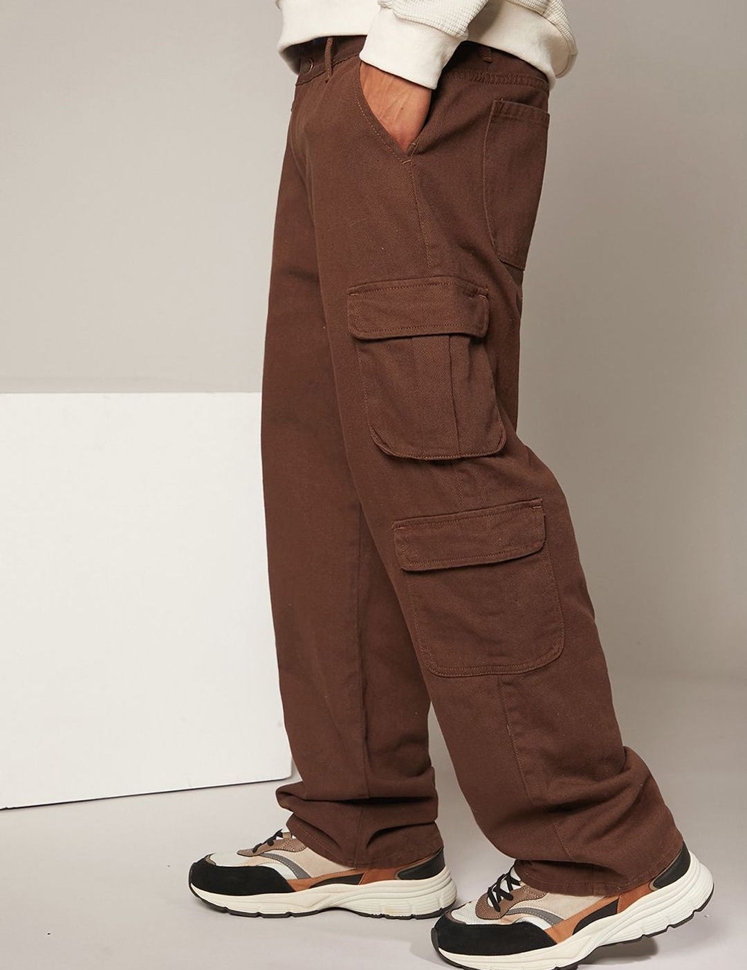 Kotty Men Jean Mid-Rise Clean Look Stretchable Jeans