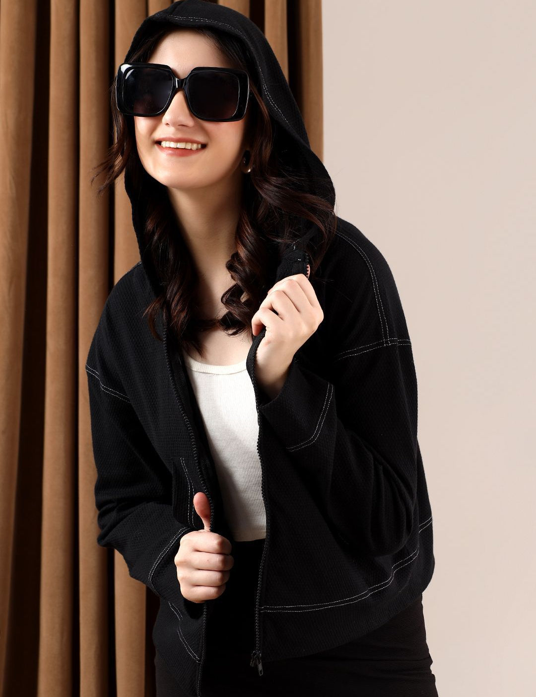 Kotty Women Cotton Hooded Sweatshirt