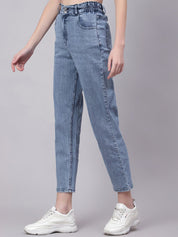 Kotty Women High-Rise Stretchable Cropped Jeans