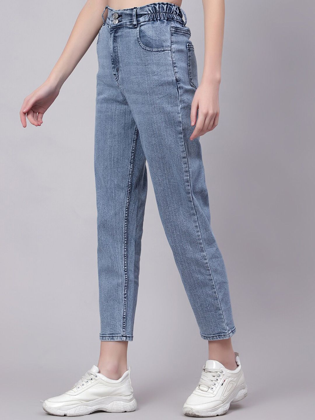 Kotty Women High-Rise Stretchable Cropped Jeans