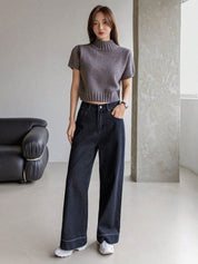 Kotty Women Straight Fit High-Rise Stretchable Jeans