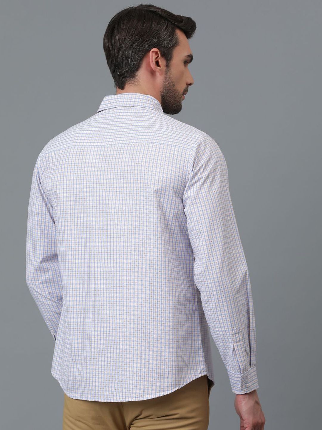 Kotty White New Gingham Checked Casual Shirt