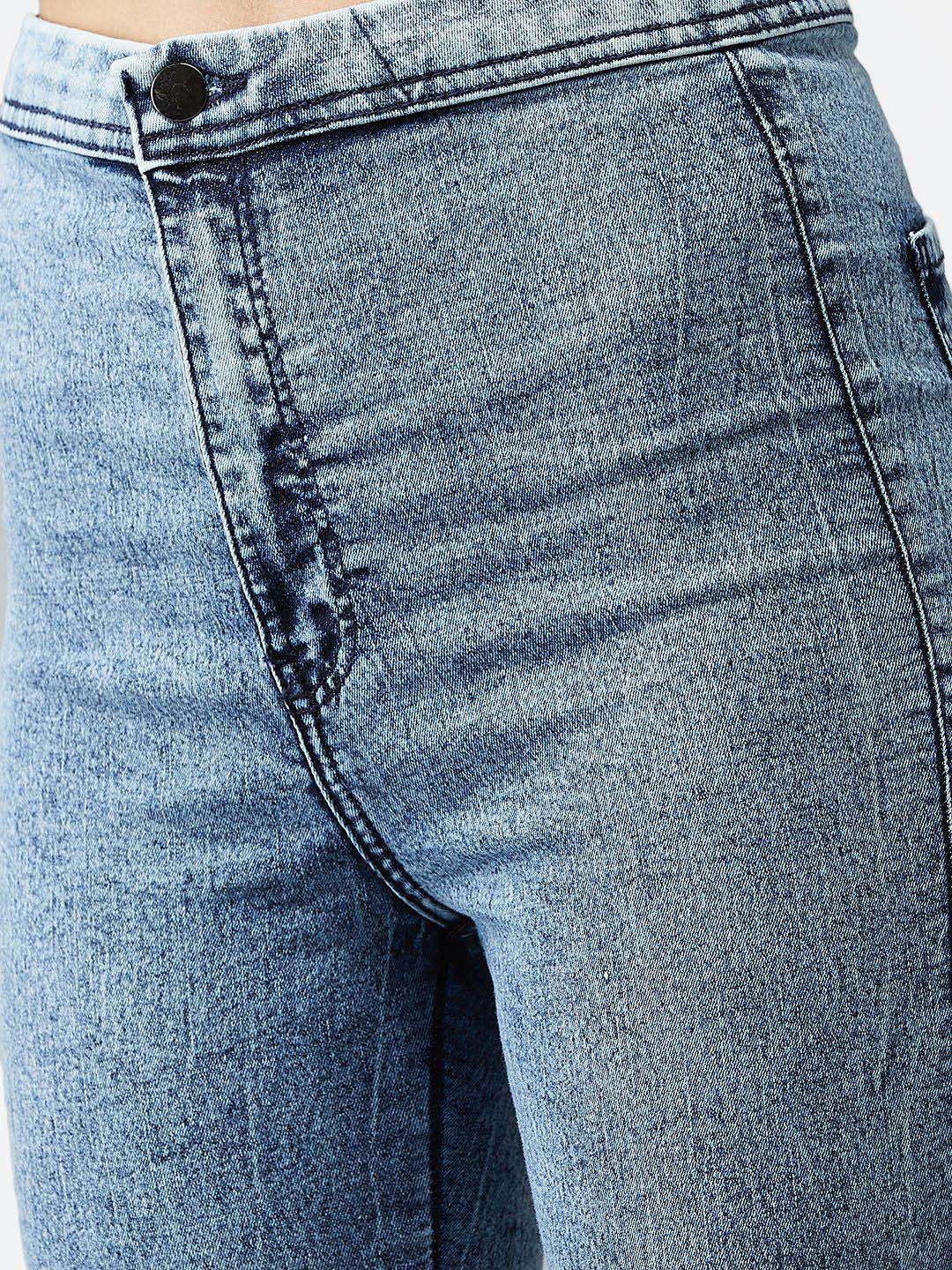 Kotty Women Blue Skinny Fit High-Rise Clean Look Jeans