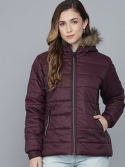 Kotty Women Purple Lightweight Padded Jacket