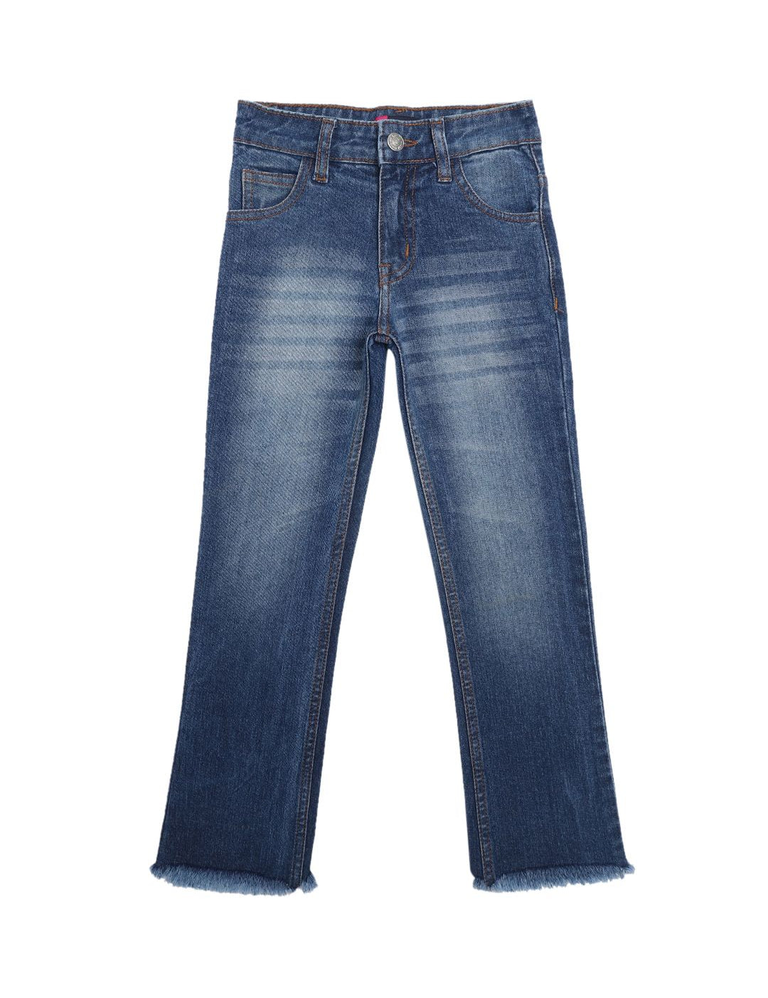 Kotty Girls Blue Jean Slim Fit Light Fade Jeans