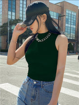 Kotty High Neck Fitted Top