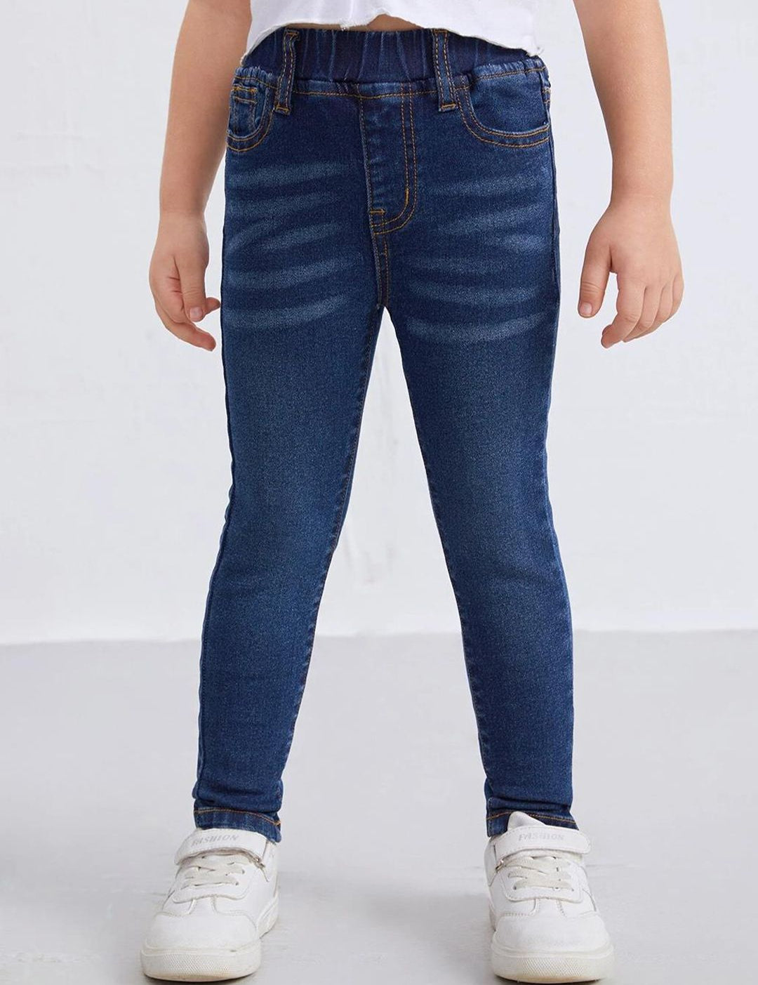Kotty Girls Jean Skinny Fit Light Fade Cotton  Jeans