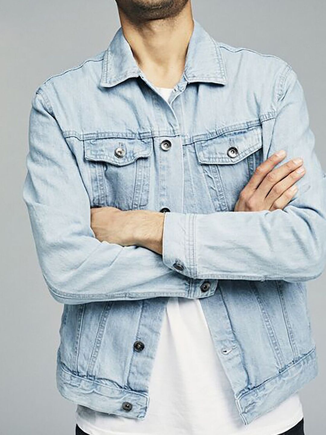 Kotty Graphic Printed Denim Jacket