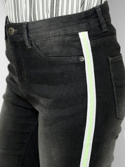 Kotty Women Grey Skinny Fit High-Rise Clean Look Jeans