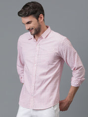 Kotty New Checked Spread Collar Shirt