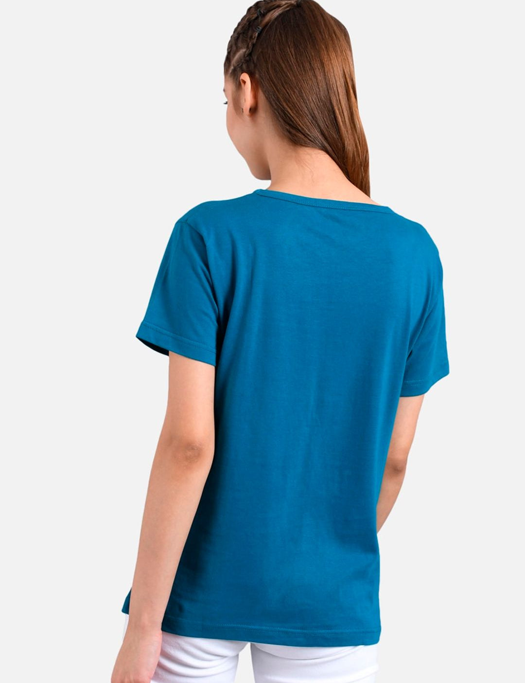 Kotty Women Blue & Black Pack of 2 Print T-shirt