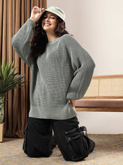 Kotty Women Ribbed Cotton Pullover