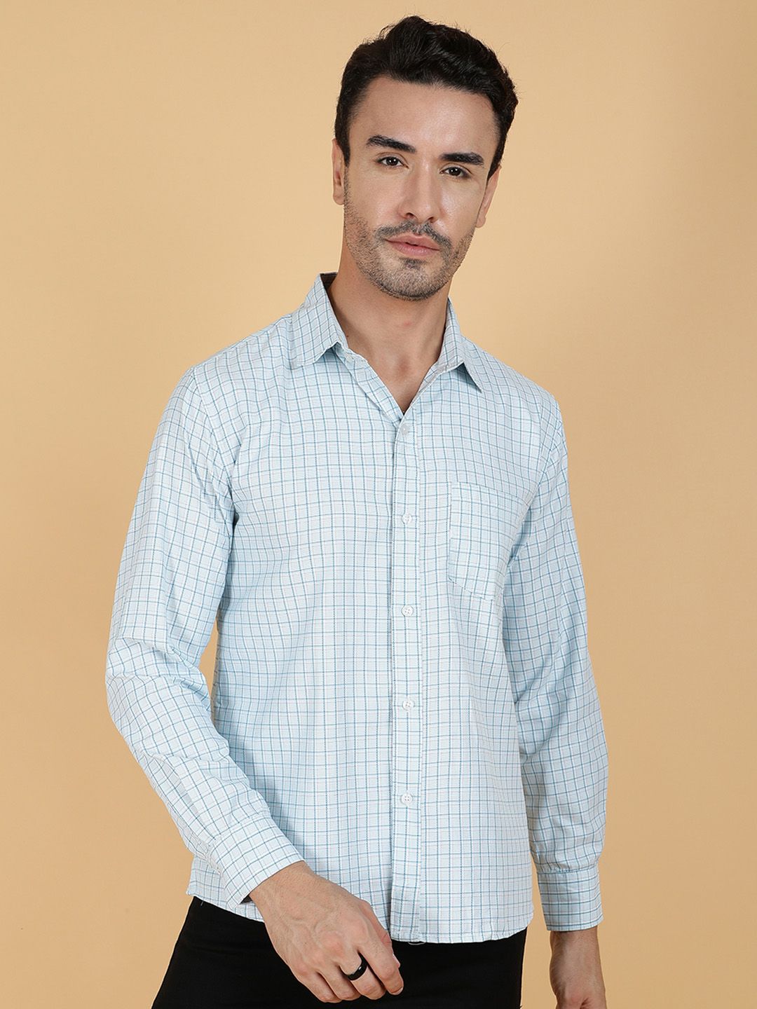 Kotty Men Relaxed Spread Collar Graphic Printed Casual Shirt