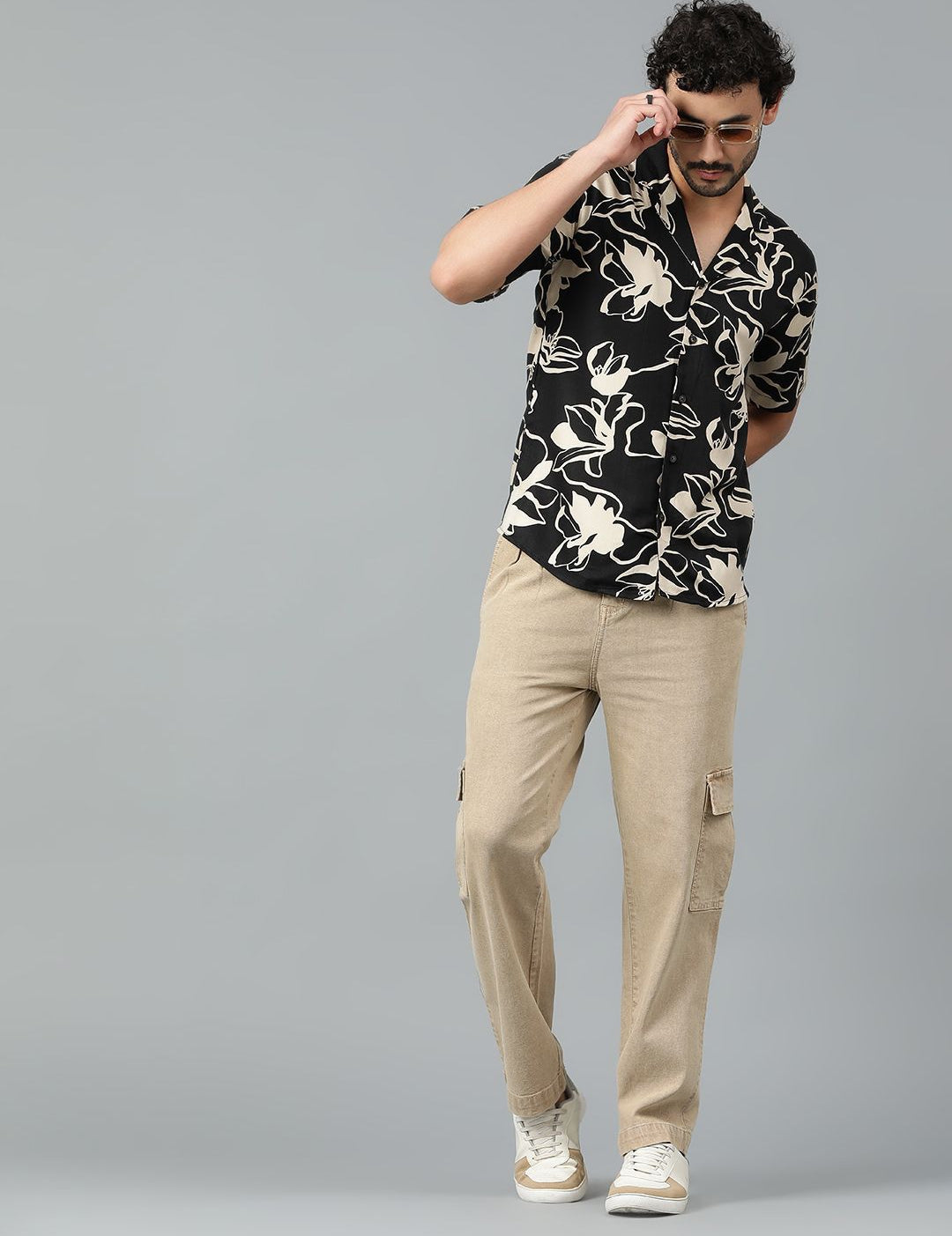 Kotty Men Floral Printed Casual Shirt