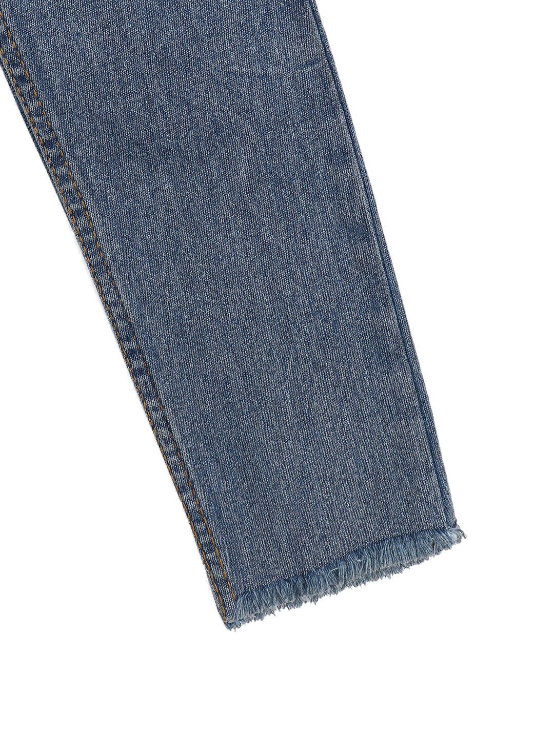Kotty Girls Blue Jean Low Distress Jeans