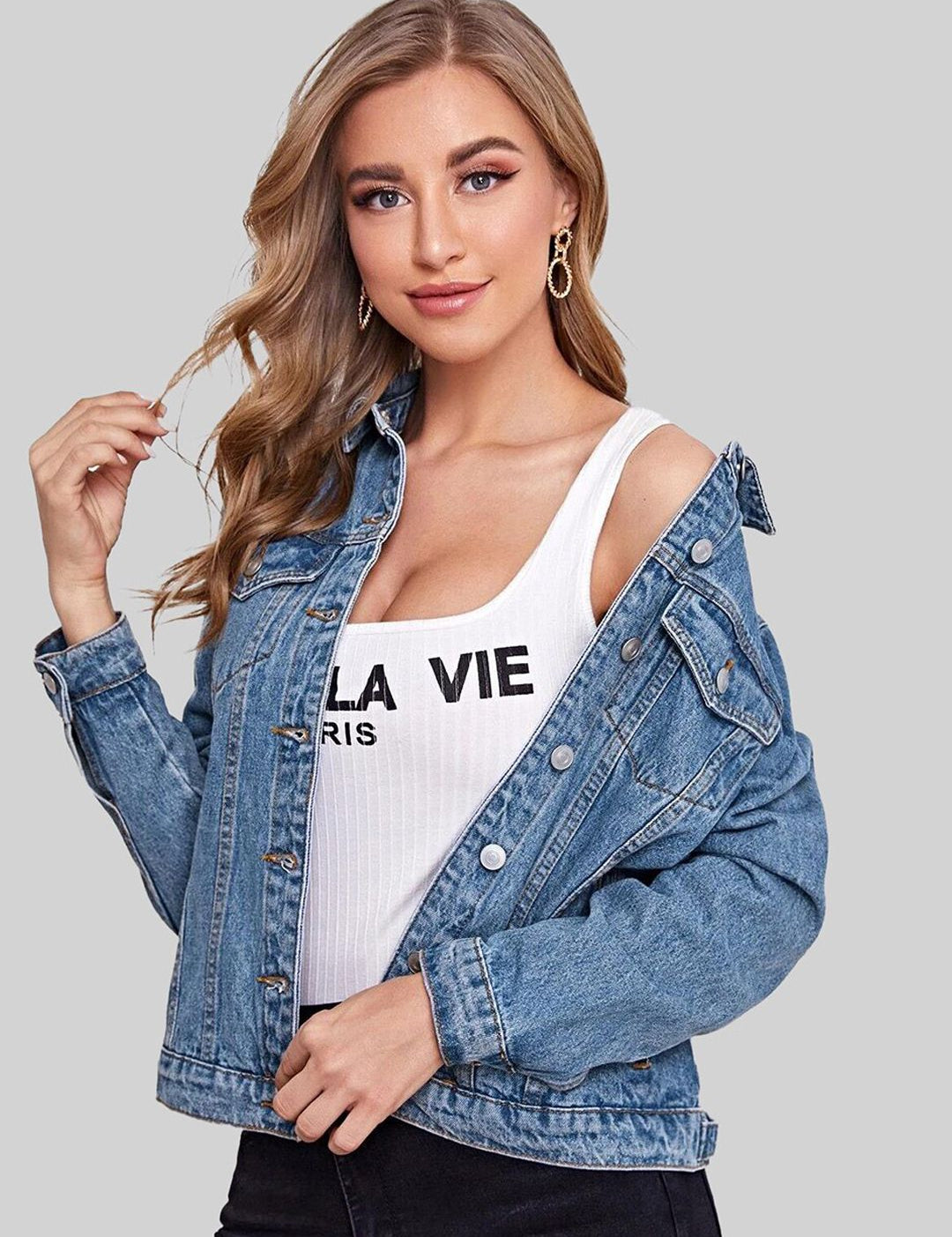 Kotty Washed Denim Jacket 