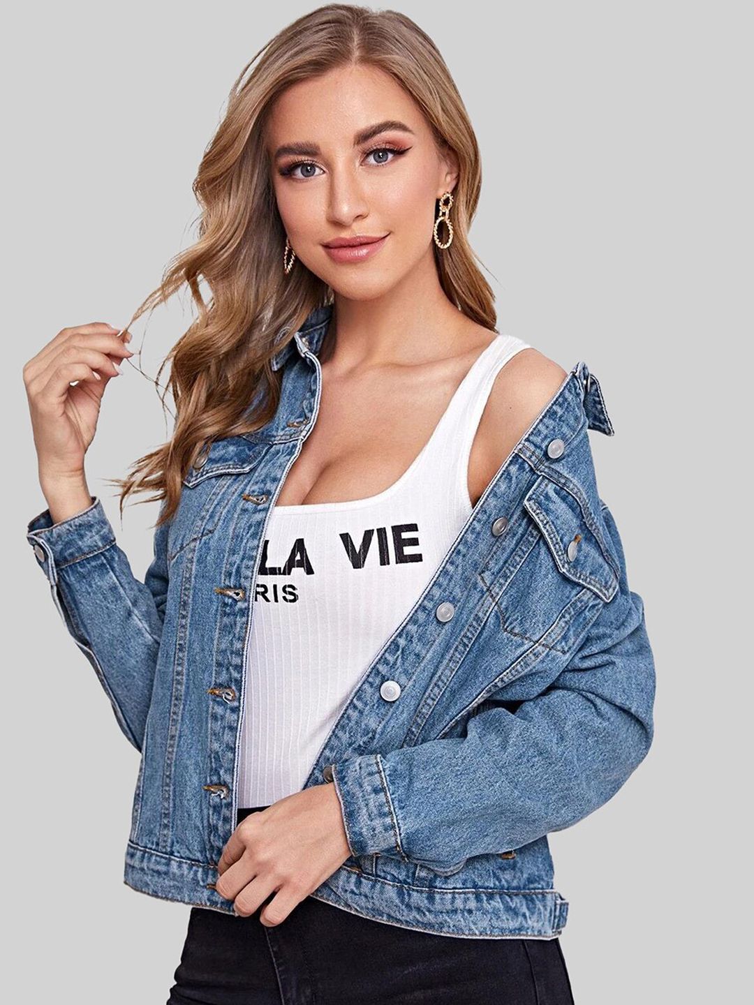 Kotty Washed Denim Jacket 