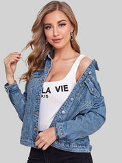 Kotty Washed Denim Jacket 