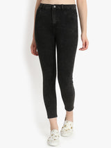 Kotty Women Grey Skinny Fit High-Rise Clean Look Jeans