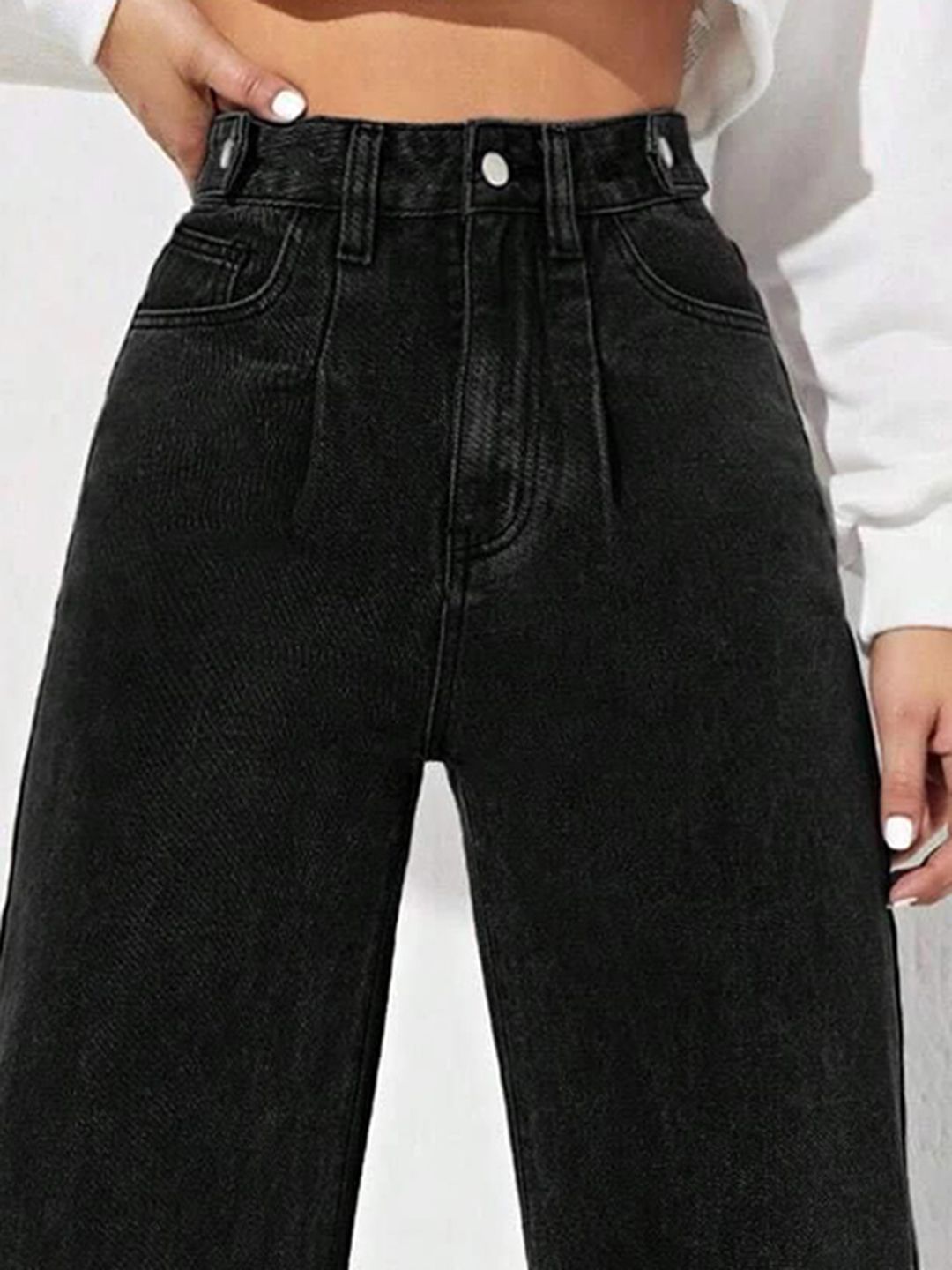 Kotty Women Cotton Flared High-Rise Stretchable Jeans