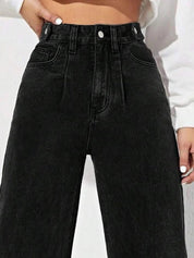 Kotty Women Cotton Flared High-Rise Stretchable Jeans