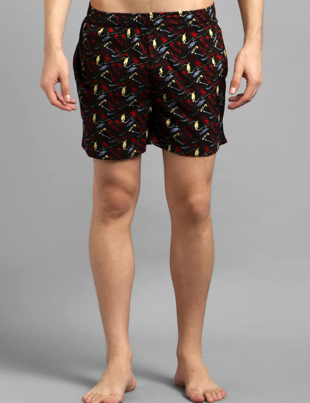 Kotty Men Black & Red Printed Boxers KTTMENSBOXER53S