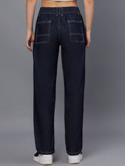 Kotty Women Blue Jean Straight Fit Stretchable Jeans